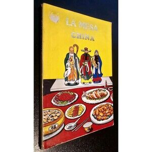 Rare LA MESA China Cookbook Ellen Y. Chen and M.K. Chua "SPANISH" language ...
